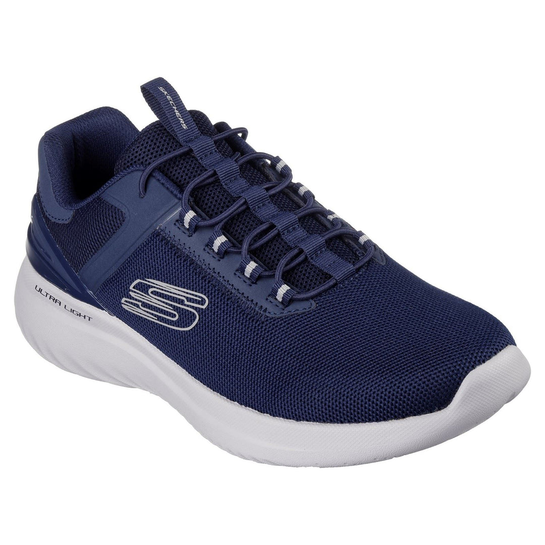 Men's Wide Fit Skechers 232673 Bounder 2.0 Anako Trainers - Navy in Navy - Image 3
