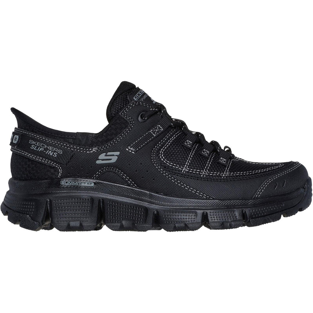 Women's Wide Fit Skechers 180147 Slip-ins Summits At Trainers in Black - Image 2