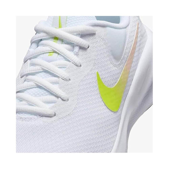 Women's Wide Fit Nike FZ6829-103 Revolution 7 Running Trainers in White - Image 1