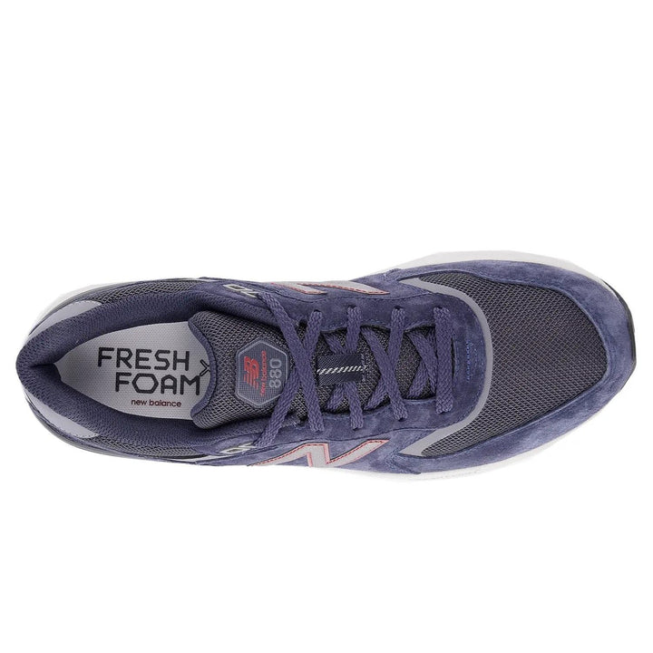 Men's Wide Fit New Balance MW880BC7 Walking/Running Trainers - Fresh Foam in Navy Blue - Image 1