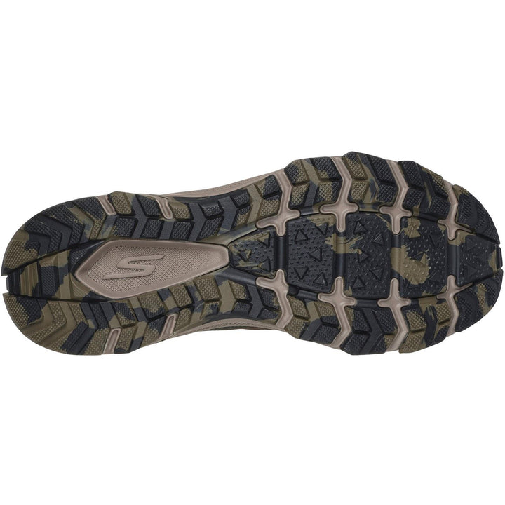 Men's Wide Fit Skechers 220754 Go Run Trail Altitude 2.0 Trainers in Olive/Black - Image 1