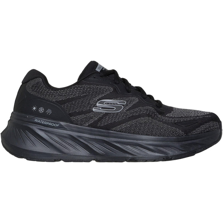 Men's Relaxed Fit Skechers 232842 Waterproof Edgeride Konzo Trainers in Black - Image 1