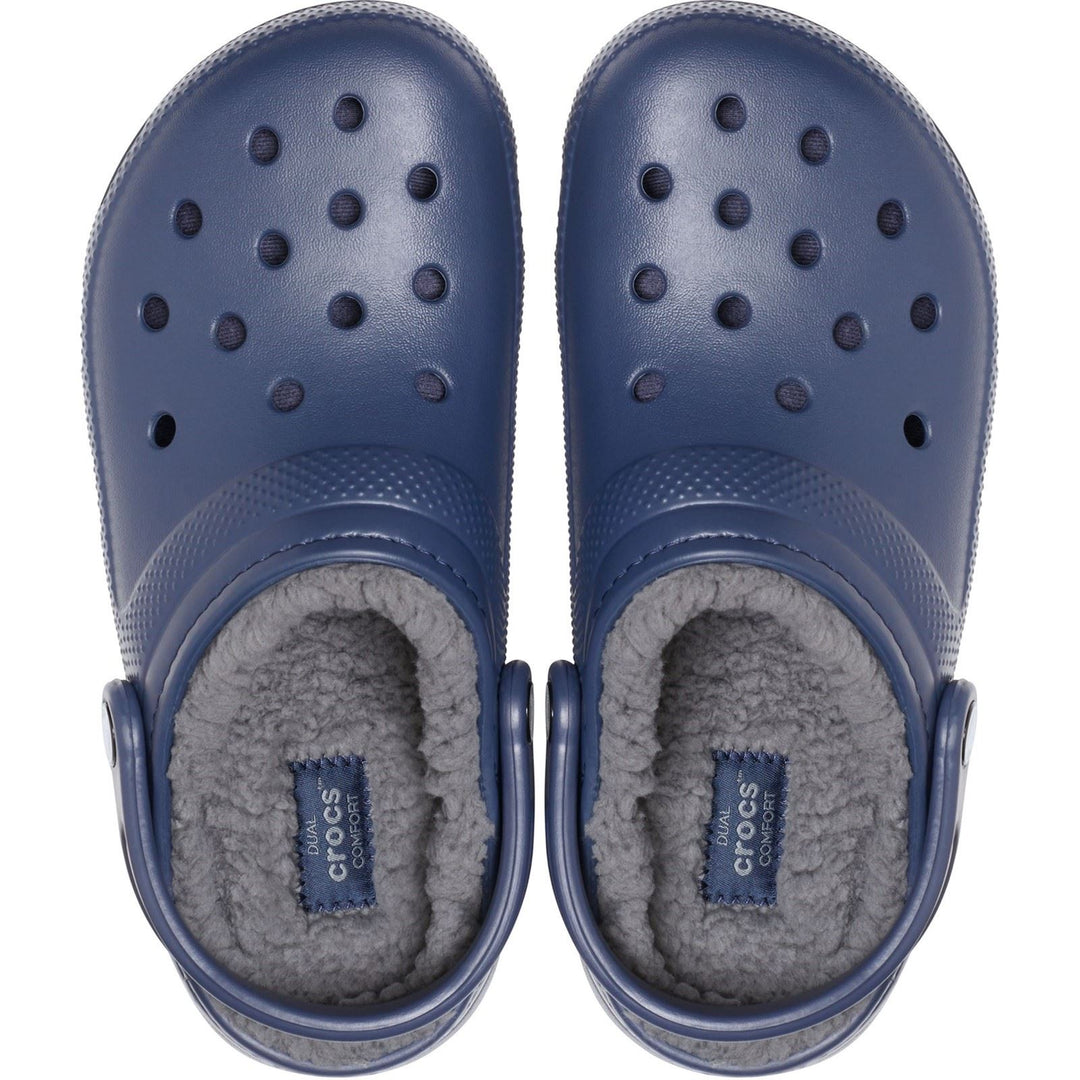Women's Crocs 203591 Classic Lined Clog Sandals in Black - Image 15