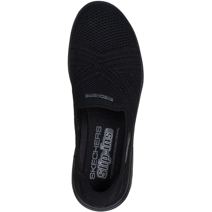 Women's Wide Fit Skechers 138100 Slip-ins On The Go Flex Excellency Shoes in Black - Image 1