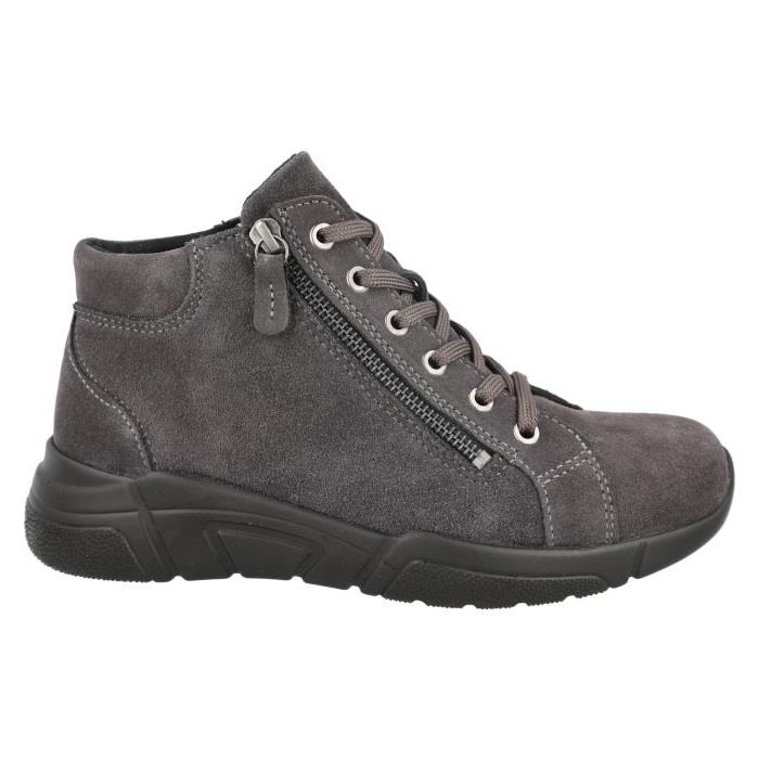 Women's Wide Fit DB Harbour Boots in Black Leather - Image 1