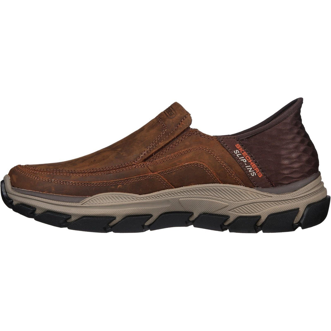 Men's Relaxed Fit Skechers 204810 Slip-ins Respected Elgin Trainers - EXCLUSIVE in Brown - Image 3