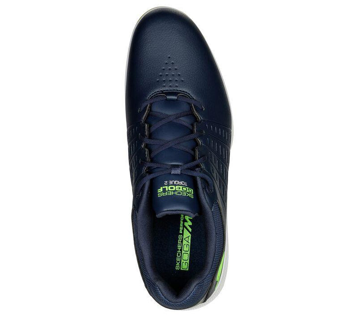 Men's Wide Fit Skechers 214027 Go Golf Torque 2 Trainers in Black/Grey - Image 1