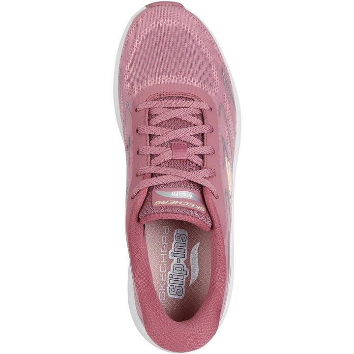 Women's Wide Fit Skechers 150328 Slip-ins Arch Fit 2.0 Sleek Stride Trainers in Dark Mauve - Image 1