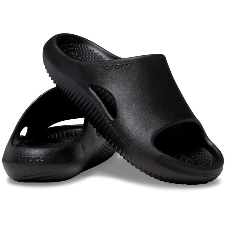 Men's Crocs 208392 Mellow Recovery Slippers in Black - Image 1