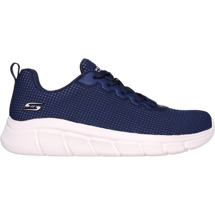 Women's Wide Fit Skechers 117346 Bobs Sport B Flex Visionary Essence Trainers in Black - Image 1