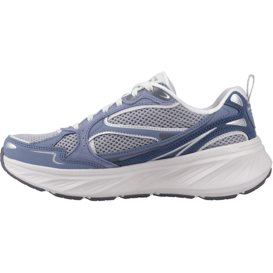 Women's Wide Fit Skechers 150493 Edgeride Trainers in Slate - Image 4