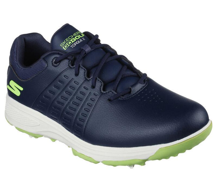 Men's Wide Fit Skechers 214027 Go Golf Torque 2 Trainers in Black/Grey - Image 1