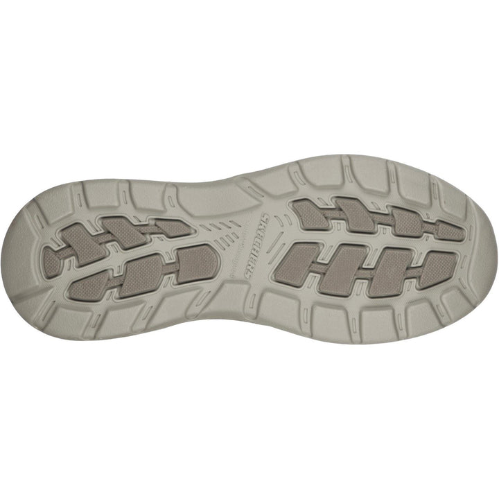 Men's Wide Fit Skechers 204509 Arch Fit Motley Ratel Slip On Trainers in Light Brown - Image 1