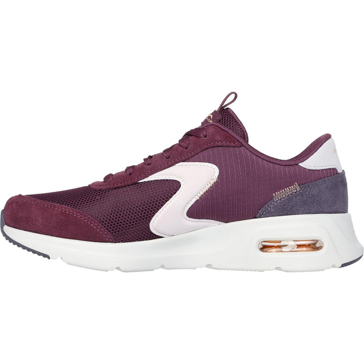 Women's Wide Fit Skechers 150076 Skech Air Court Trainers in Navy/Multi - Image 1