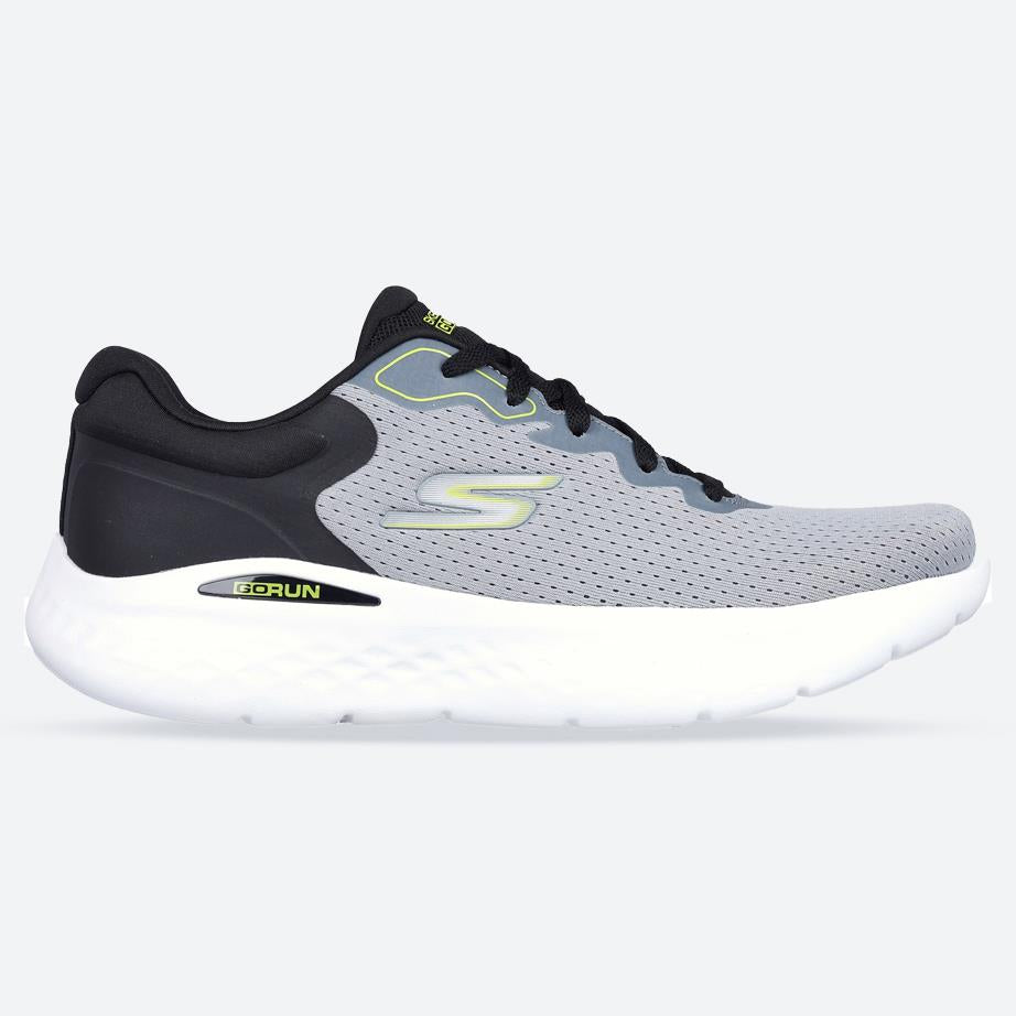 Men's Wide Fit Skechers 220898 Go Run Lite Anchorage Trainers in Grey/Black - Image 1