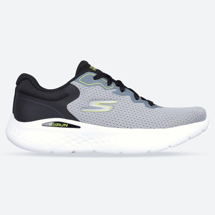 Men's Wide Fit Skechers 220898 Go Run Lite Anchorage Trainers in Grey/Black - Image 1