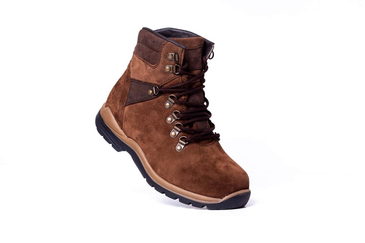 Mens Wide Fit DB Nebraska Hiking Boots in Navy Suede - Image 1