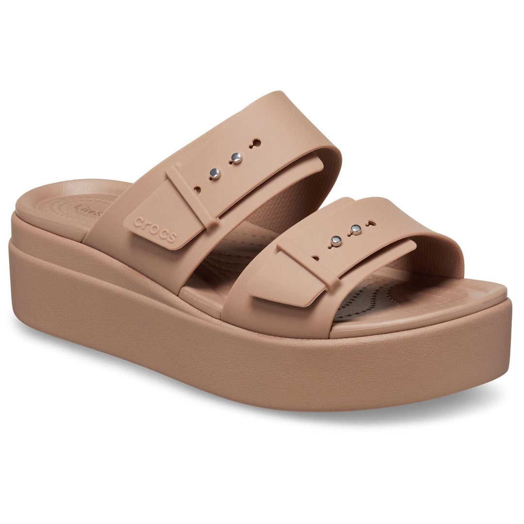 Women's Crocs 207431 Brooklyn Sandals in Black - Image 9