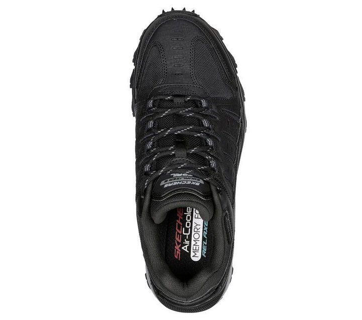 Men's Wide Fit Skechers 237501 Equalizer 5.0 Trail-Solix Walking Trainers - Black in Black - Image 1