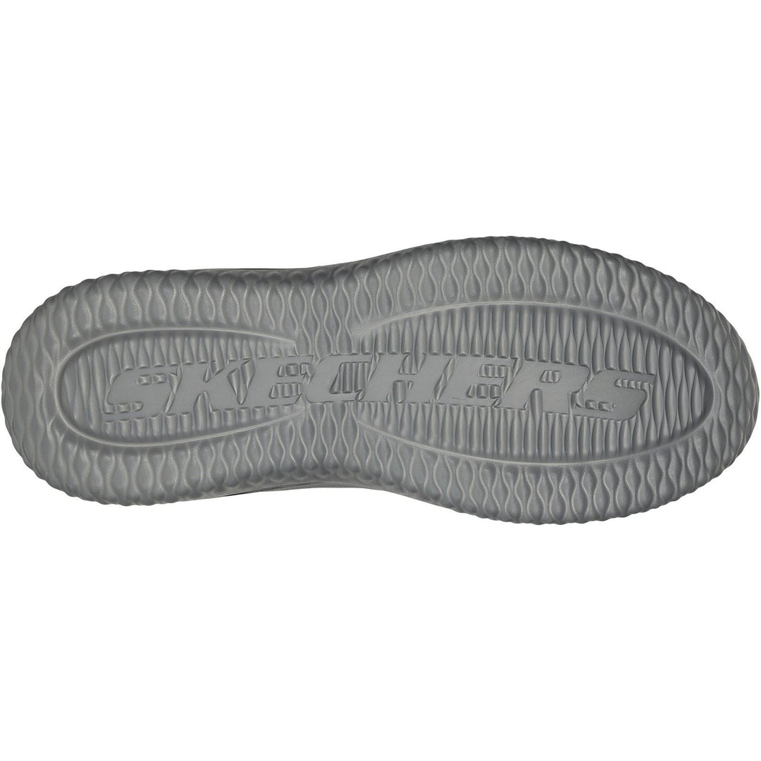 Men's Wide Fit Skechers 210238 Delson 3.0 Cicada Trainers in Black/Grey - Image 5