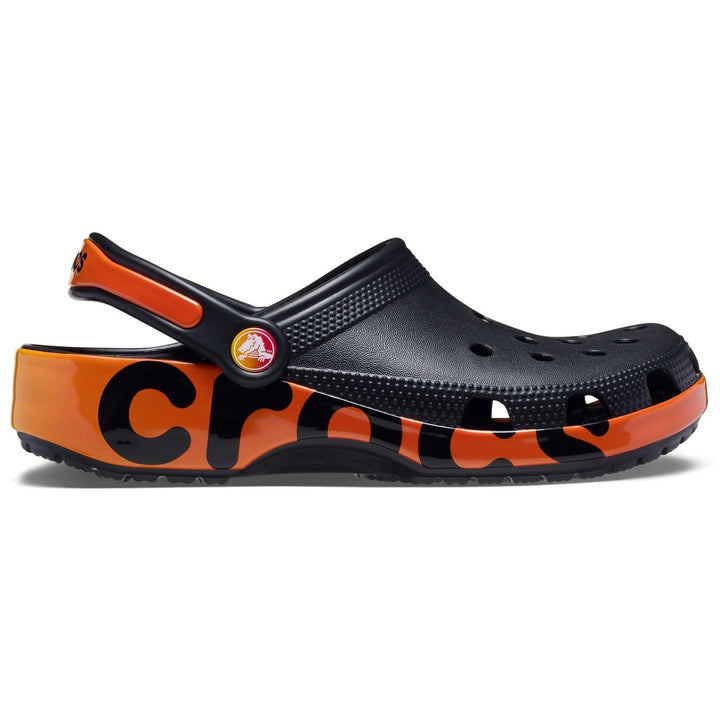 Women's Crocs 210732 Classic Reflector Clog Sandals in Black - Image 1