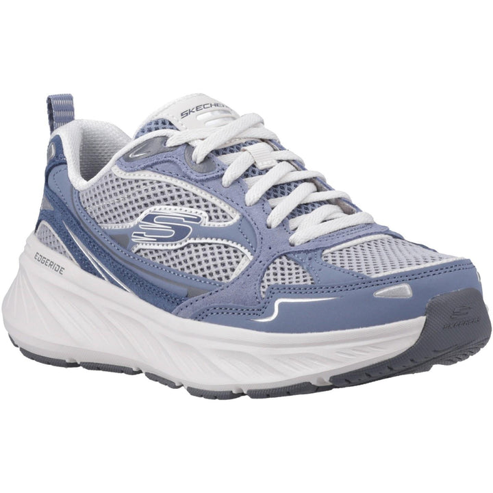 Women's Wide Fit Skechers 150493 Edgeride Trainers in Slate - Image 1