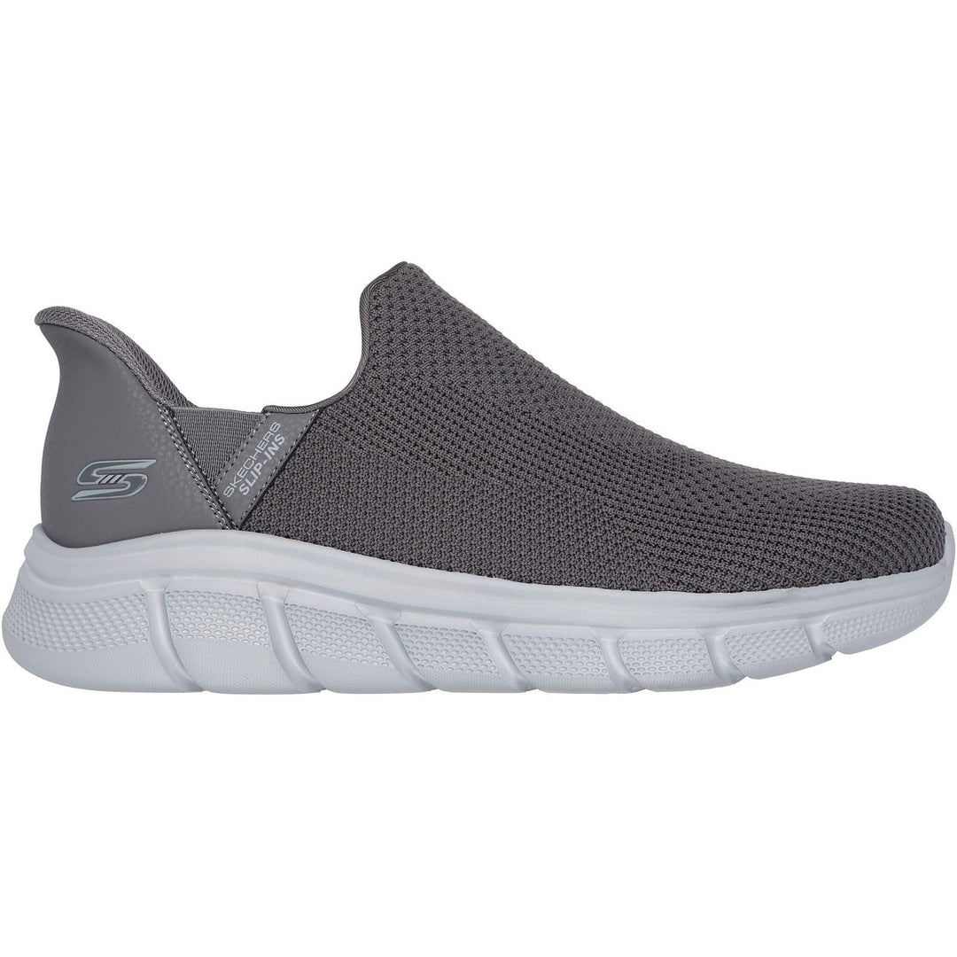 Men's Wide Fit Skechers 118306 Bobs Sport B Flex Frigid Edge Trainers in Black - Image 8