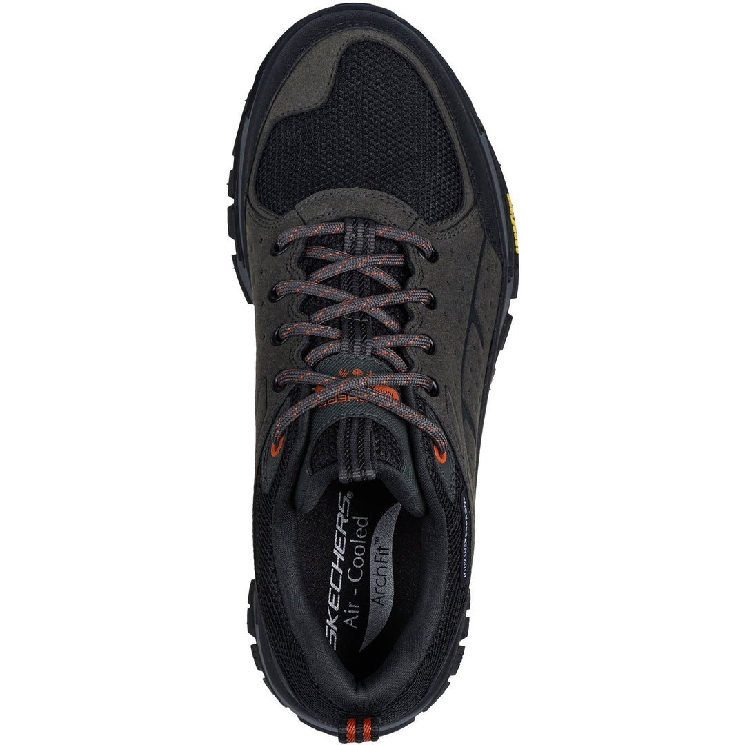 Men's Wide Fit Skechers 237488 Arch Fit Road Walker Vernal Trainers in Charcoal/Black - Image 5
