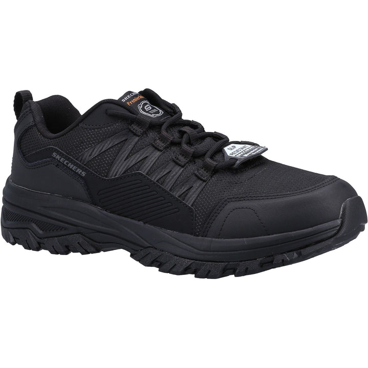 Men's Wide Fit Skechers 200000EC Fannter Occupational Trainers in Black - Image 1