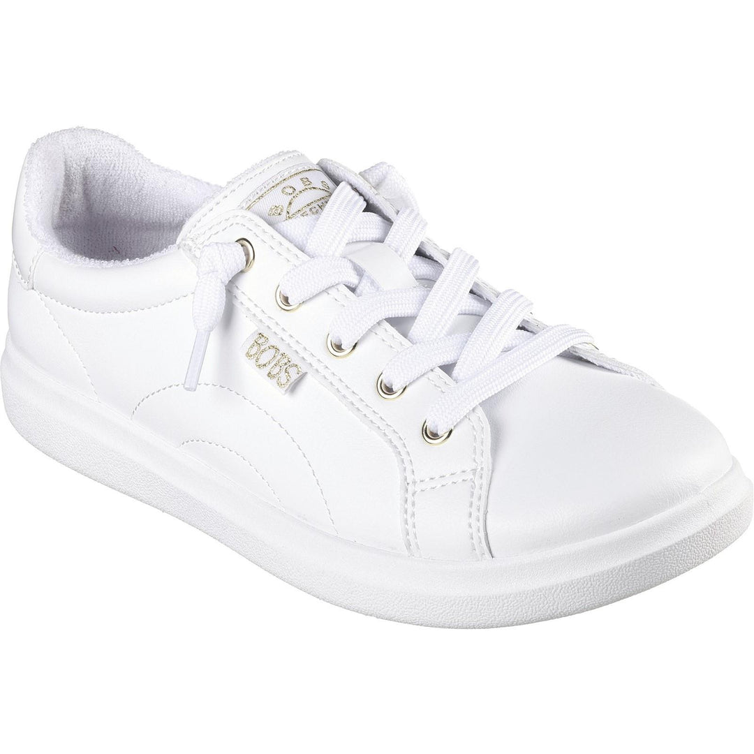 Women's Wide Fit Skechers 114456W D-Vine Instan Delight Trainers in White - Image 3