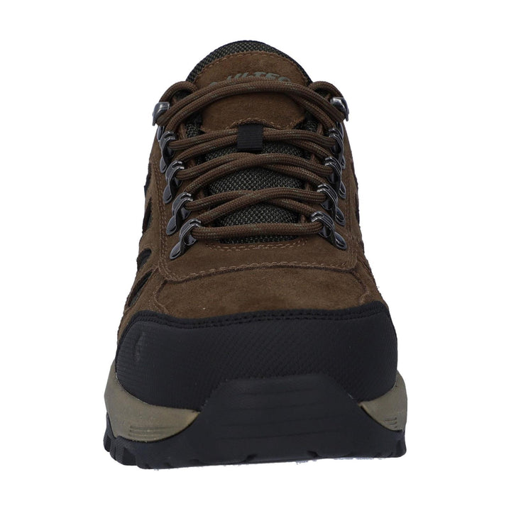 Men's Wide Fit Hi-tec Bandera Expedition Low Hiker Waterproof Trainers in Smokey Brown/Khaki - Image 1