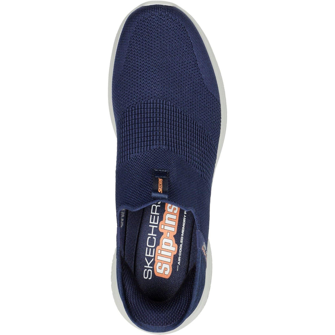 Men's Wide Fit Skechers Slip-ins 232450 Ultra Flex 3.0 Smooth Step Trainers in Navy - Image 4