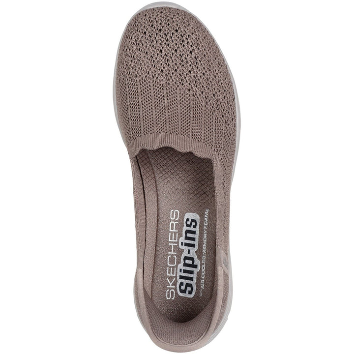Women's Wide Fit Skechers 158980 Slip-ins Seager Believe It Shoes in Black - Image 1