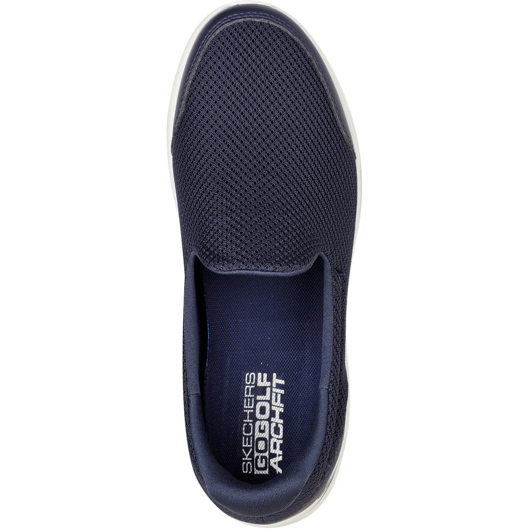 Women's Wide Fit Skechers 123033 Go Golf Arch Fit Trainers in Navy - Image 5