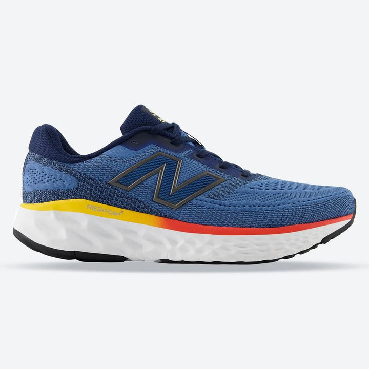 Men's Wide Fit New Balance MEVOZLH4 Walking Trainers - Fresh Foam in Blue/White - Image 1