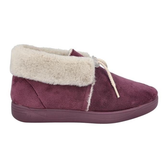 Women's Wide Fit DB Galilee Slippers in Navy Velour - Image 7