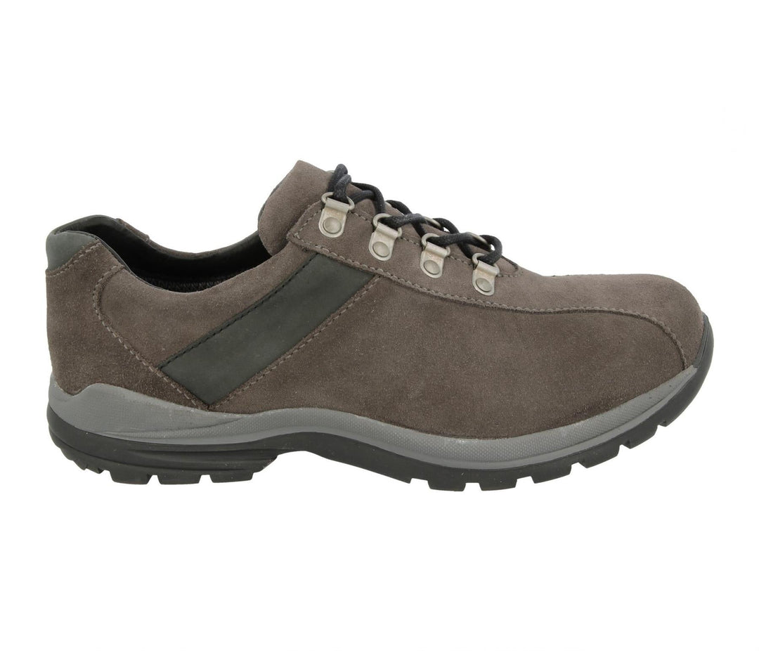 Womens Wide Fit DB Utah Waterproof Hiking Shoes in Brown suede - Image 7