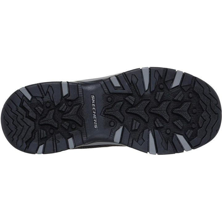 Women's Relaxed Fit Skechers 180005 Waterproof Trego Trail Destination Boots in Black/Charcoal - Image 1