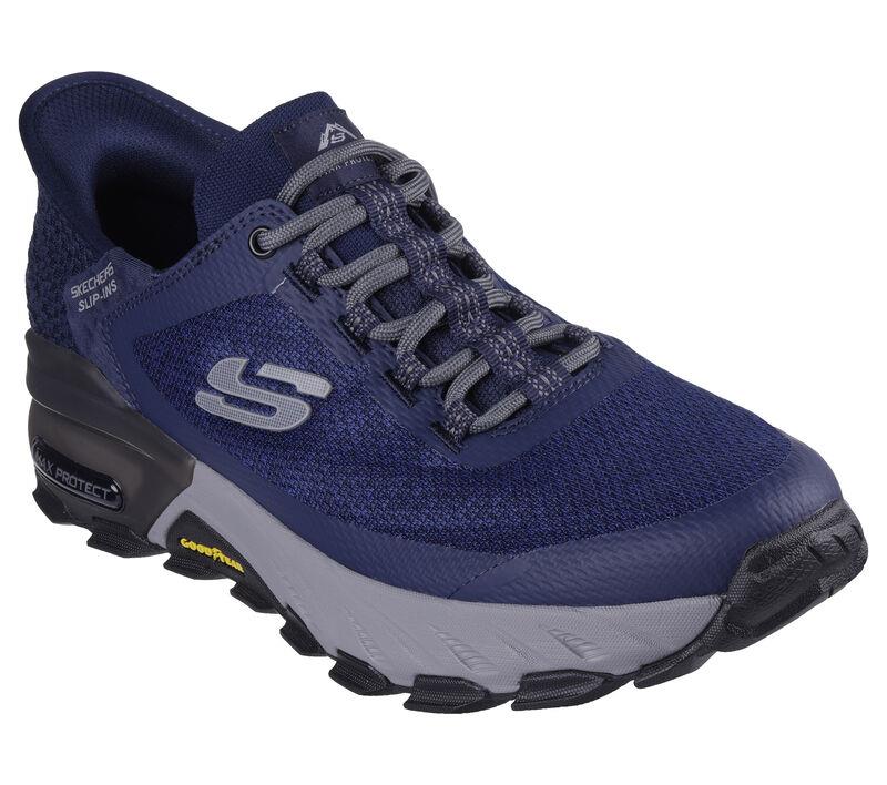 Men's Wide Fit Skechers 237309 Slip-ins Max Protect Assembly Trainers - Navy in Navy - Image 4