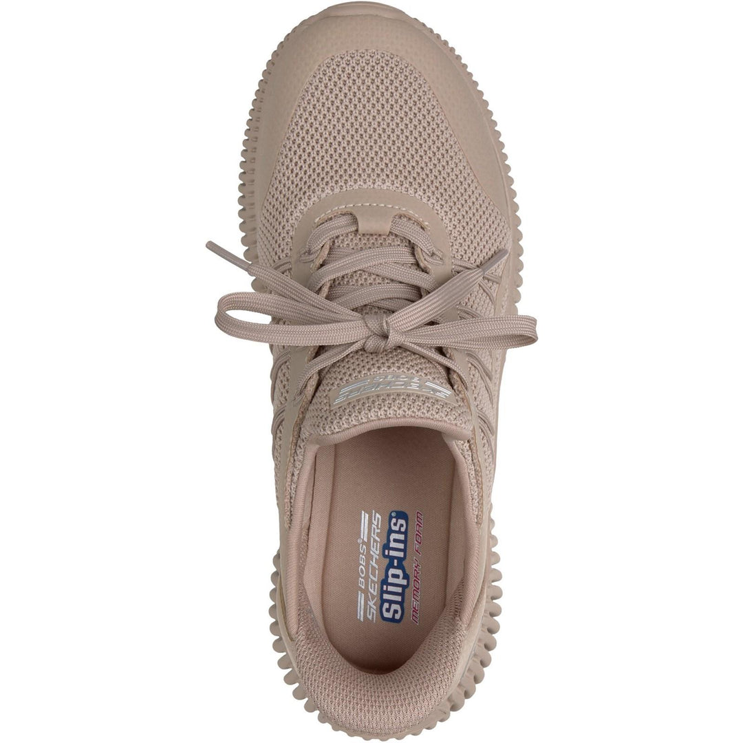 Women's Wide Fit Skechers 117413 Slip-ins Bobs Geo Lite Divine Pace Trainers in Sage - Image 11