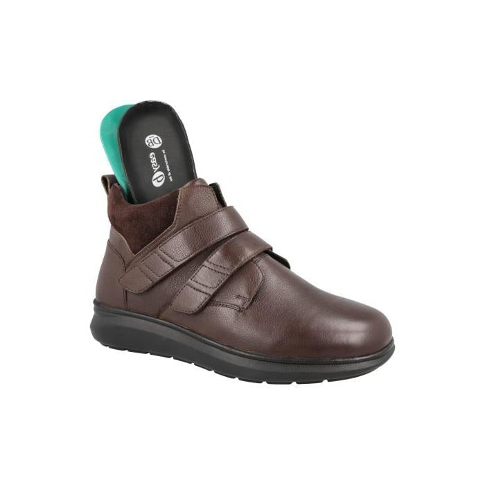 Men's Wide Fit DB Solomon Boots in Black Lea / Suede - Image 11