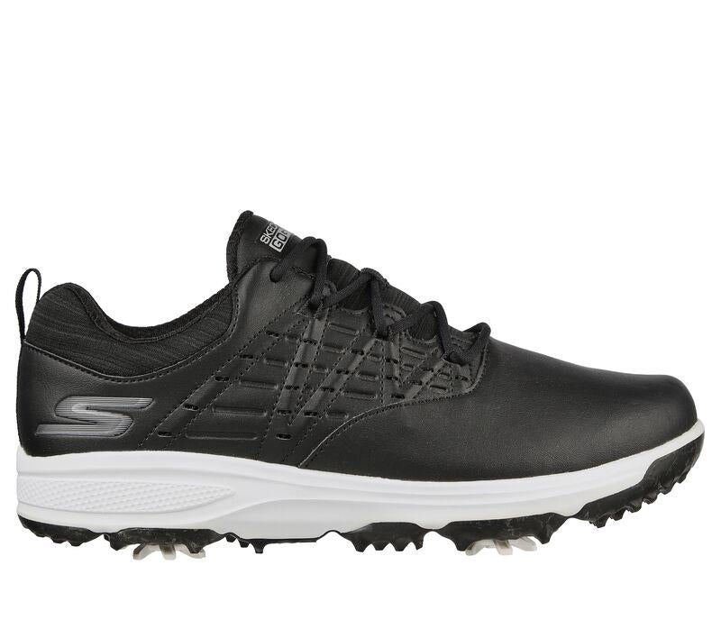 Women's Wide Fit Skechers 17001 Go Golf Pro V.2 Sports Trainers in Charcoal/Pink - Image 3