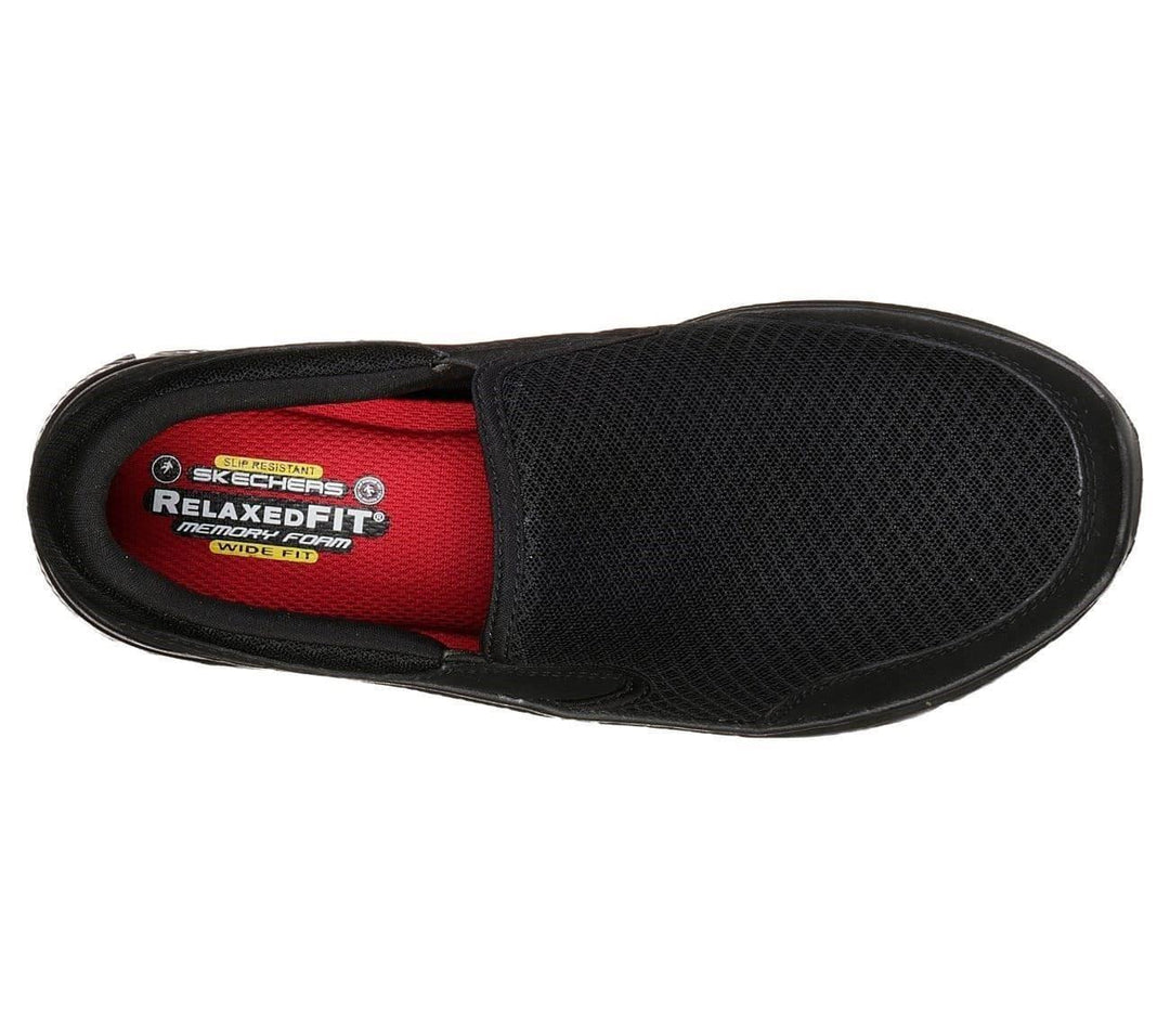 Women's Wide Fit Skechers 76580EC Cozard SR Occupational Trainers in Black - Image 5