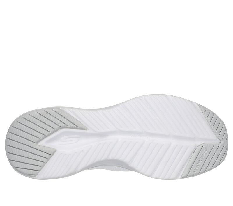Women's Wide Fit Skechers 150025 Vapor Foam Midnight Glimmer Trainers in White/Silver - Image 12