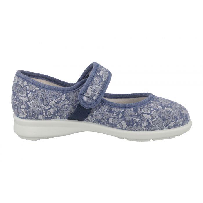 Women's Wide Fit Db Pelican Canvas Shoes in Pink Canvas - Image 1