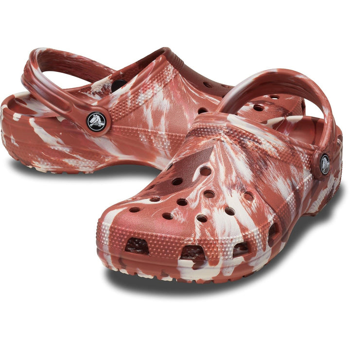 Men's Crocs 206867 Marble Sandals in Dark Clay/Multi - Image 1