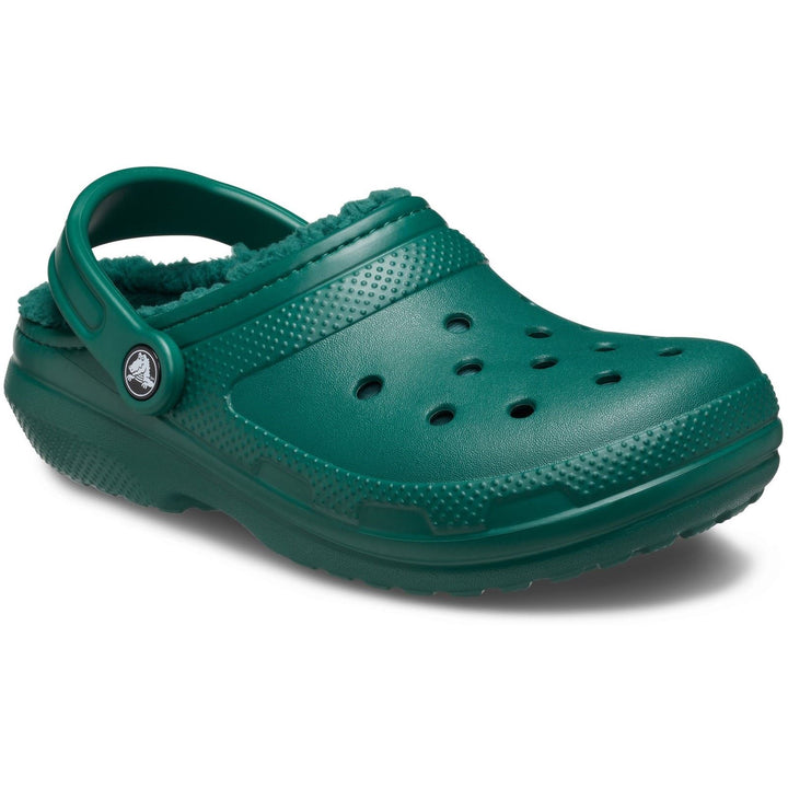 Women's Crocs 203591 Classic Lined Clog Sandal in Emerald - Image 1