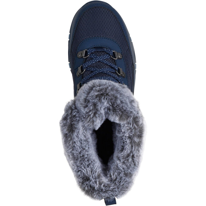 Women's Relaxed Fit Skechers 167893 Trego Stormie Waterproof Boots in Navy - Image 1