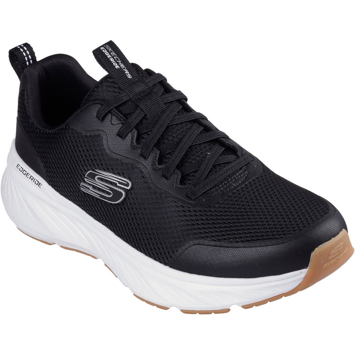 Men's Wide Fit Skechers 232835 Edgeride Trainers in Black - Image 1