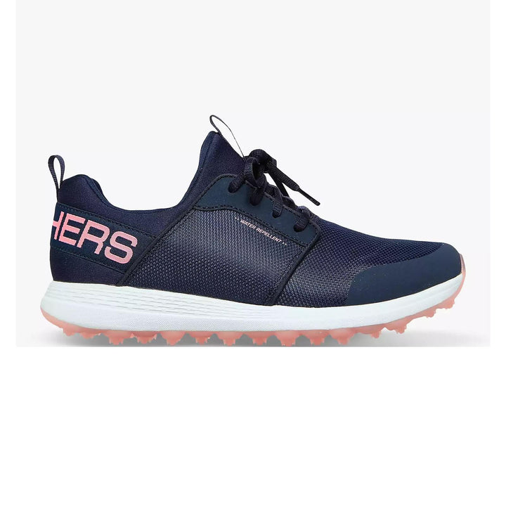 Women's Relaxed Fit Skechers Go Golf Max Sport Sports Shoes in Grey/Coral - Image 1